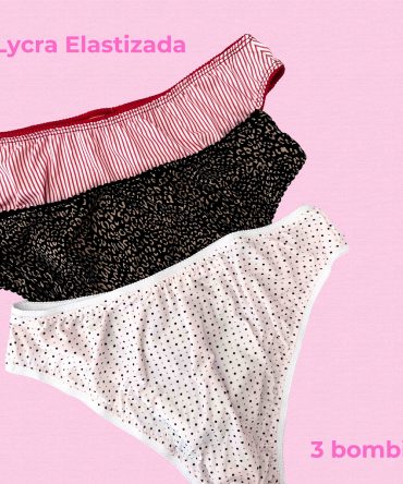 Pack x3 Bombis estampas